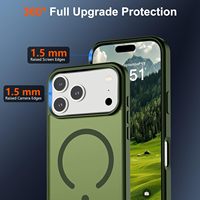 Coque de téléphone magnétique mate antichoc pour iPhone 17 Max Plus Air – Protection intégrale