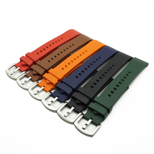 De Qualité supérieure En Caoutchouc Fluoré <span class=keywords><strong>Bracelet</strong></span> 20mm 22mm 24mm à Dégagement Rapide Bande de Montre En Caoutchouc de Silicone sangle - Product Image 2