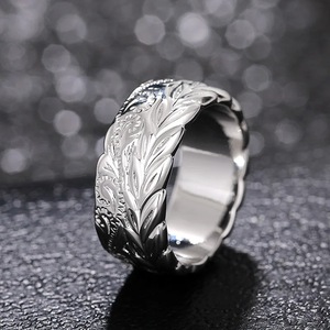 Anello Avvolgente con Foglie di Vite in Stile Europeo, Regalo per Anniversario di Matrimonio, Gioiello Unisex con Texture Vegetale - Product Image 2
