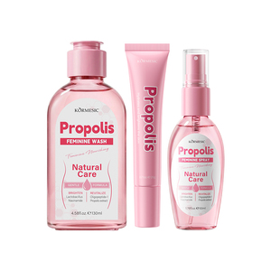 Kormesic Private Label Propolis Feminine Wash <b>Set</b> Women's Intimate Sexy Health Care Organic Feminine Hygiene Products <b>Spray</b> Gel - Product Image 5
