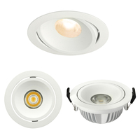 Spot LED en aluminium 8W-12W Spot Downlight Moderne Anti-éblouissement Dimmable Trimless Encastré Plafonnier Led Intérieur