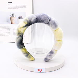 ที่คาด<span class=keywords><strong>ผม</strong></span>ผ้าถักลายมัด<span class=keywords><strong>ย้อม</strong></span><span class=keywords><strong>สี</strong></span>สันสดใส พร้อมฟองน้ำบุอย่างดี สไตล์ยุโรป-อเมริกา ทนทาน เหมาะสำหรับผู้หญิงใช้ในชีวิตประจำวันหรือทำสปา - Product Image 5