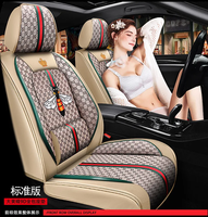 Nouvelle Housse de Siège de Voiture en Cuir Rose Luxe Toutes Saisons 2025 – Ensemble Complet