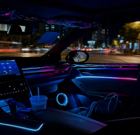 Systèmes d'éclairage automobile SJC, kit LED intérieur pour Toyota AVALON 2019-2023, éclairage d'ambiance intérieur, lumière ambiante de voiture