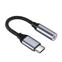 NOUVEAU Adaptateur audio USB 3.0 blindé M G Braid Type C avec prise jack 3,5 mm pour casque, dongle DAC numérique HiFi 16 bits 48 kHz