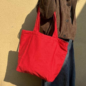 Toptan Promosyon Özel Baskılı Logolu Pamuklu Bakkal Çantası Yeniden Kullanılabilir Alışveriş Kanvas Çantası - Product Image 2