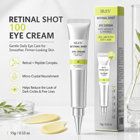 Crème Contour des Yeux Raffermissante Retinal Shot : Booster Anti-Âge à la Vitamine C et Multi-Peptides pour Cernes et Poches
