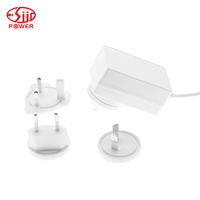 Adaptateur secteur universel AC/DC 36W 12V 3A à sortie unique avec garantie de 2 ans CE/FCC pour prises US EU UK JP AU