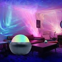 Projecteur d'ondes lumineuses LED effet aurore boréale et vague océanique, télécommande, abat-jour noir, idéal pour hôtels - Meilleures ventes