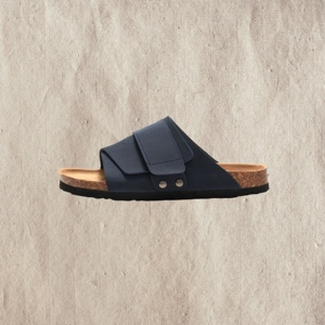 <b>Summer</b> Beach Cork <b>Slippers</b> <b>for</b> Men and <b>Women</b> Fashionable Outerwear Double Button Couple Style Retro and Trendy Casual Sandals - Product Image 5