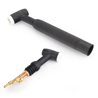 Accessoires pour torche de soudage à l'arc à l'argon WP-12, tête de torche longue/courte refroidie par eau, guide de flux, porte-aiguille en tungstène, buse en céramique