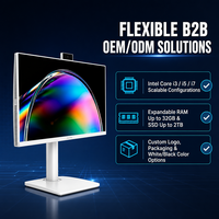 Hepsi Bir Arada Bilgisayar Toptan Satış 24 27 İnç Intel Core I3 I5 I7 DDR4 SSD 1920x1080 Windows 11 Bluetooth WiFi Toplu Dağıtım İçin