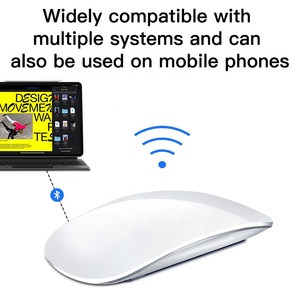 เมาส์ไร้สาย IFacemall รุ่นใหม่ คุณภาพสูง ของแท้ Optical Magic Wireless Mouse 2 สำหรับ macbook เมาส์ไร้สายสำหรับแล็ปท็อป <span class=keywords><strong>คอม</strong></span>พิวเตอร์ รองรับหลายอุปกรณ์ - Product Image 2