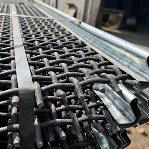 Maille de tamisage vibratoire industrielle lourde, rectangulaire, tissée, ondulée, pour l'exploitation minière, le tamisage du sable, le concasseur de pierres et de roches - Product Image 3