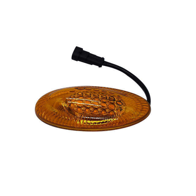 Bus Lighting Accessories Zx527 WG-3C.A. Led 24v Yellow Bus Side Signal Lights Bus Side Turn Light for Bus Parts