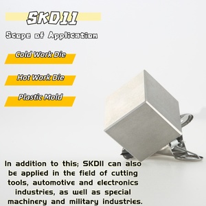 1.2379 1.2344 פלדת כלים P20 פלדת פחמן מוט CR12 CR12MOV H13 SKD11 SKD61 DC53 D2 AISI סגסוגת פלדת תבניות מגולגלת חם חיתוך מוטות - Product Image 3