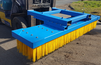 Weide Usine Chariot Élévateur Route Nettoyage Balai Brosse Accessoire Heavy Duty Chariot Élévateur Balai