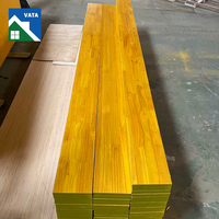 Panel de Encofrado de 3 Capas de Alta Resistencia y Durabilidad Directo de Fábrica con Núcleo de Pino/Abeto/Abeto Rojo con Recubrimiento Amarillo para Construcción de Edificios