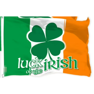 Nouveau drapeau <span class=keywords><strong>de</strong></span> l'Irlande Son of Erin Go Bragh 3x5 pieds, haute qualité, couleurs vives, grand drapeau irlandais pour la décoration <span class=keywords><strong>de</strong></span> fête, intérieur et extérieur - Product Image 2