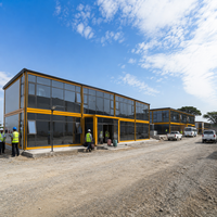 Maison conteneur pliable préfabriquée pour l'hébergement des travailleurs miniers dans les projets de camps isolés en Australie, avec transport facile