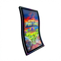 Écran tactile capacitif LED de 55 pouces 4:3 avec cadre en aluminium en forme de S, nouveau moniteur de jeu pour machine de jeu Pog595