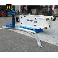 Outil de démolition de type supérieur SB40, brise-roche hydraulique pour excavatrices de 4 à 7 tonnes, accessoires C305.5 C305.5E2