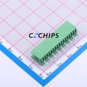 JL396V-39609G01 Plug-in Terminal Block Through hole,P=3.96mm Connector Board-to-Board / Socket - Open 1x9P 3.96mm Green - Product Image 2