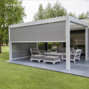 Ventes chaudes : écran solaire manuel ou motorisé, store enrouleur à glissière <span class=keywords><strong>extérieur</strong></span>, <span class=keywords><strong>tissu</strong></span> pour pergola, écran latéral - Product Image 3