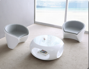 تخصيص مقاعد الأريكة Grey الاقسام غرفة المعيشة مزيج Leathaire طقم أريكة 7 مقاعد الزاوية - Product Image 4