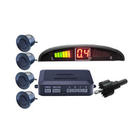 Bosstar 4 capteurs systèmes d'avertissement de recul système de capteur de stationnement de voiture assistant de stationnement avant arrière aide à la marche arrière de voiture Radar