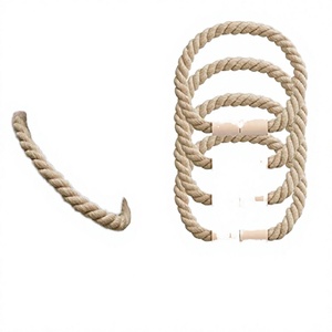 Attaches de rideaux magnétiques en bois de style bohème, forme cylindrique, faits à la main - Décoration de maison et de bureau en coton naturel - Product Image 4