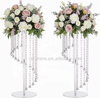 Hochwertige Moderne Elegante Acryl-Kristall-Blumenständer für Hochzeitsdekoration, Tischdeko und Esstisch-Mittelstück