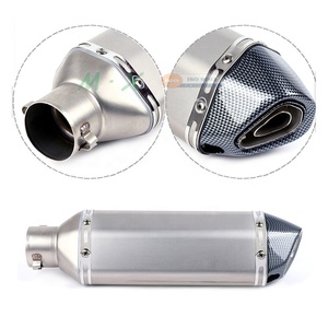 Tuyau de silencieux d'échappement universel, 35-51mm, pour <span class=keywords><strong>Moto</strong></span> Honda Cbr250 CB400 Yzf Fz400 <span class=keywords><strong>Z750</strong></span> - Product Image 4