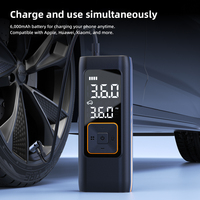 Arrancador de Coches 2000A y Bomba de Aire 150PSI, Potenciador de Batería Portátil para Coche 6000-8000mAh, Batería Externa de Emergencia CE OEM ODM ABS