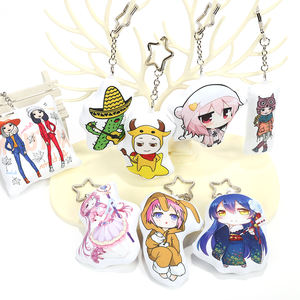 Pas de quantité minimale de commande (QMC) VOGRACE Jouets créatifs en peluche courte personnalisés de type Manjuu Ball Beads, porte-clés en peluche, porte-clés avec coton - Product Image 6