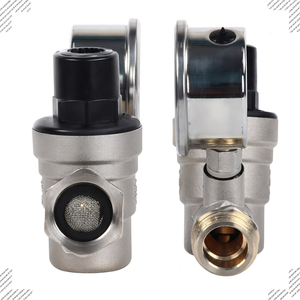 Regulador de Presión de Agua para Autocaravanas COVNA, Regulador de Presión de Agua de Latón Sin Plomo con Manómetro - Product Image 2