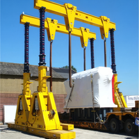 Grue à portique hydraulique 100-500 tonnes avec flèche télescopique et hauteur de levage réglable pour le levage d'équipements lourds