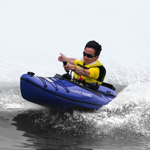 Single Seat una persona pedale di pesca Kayak 4 tempi canoa con scafo in vetroresina per <span class=keywords><strong>adulti</strong></span> gommone - Product Image 2