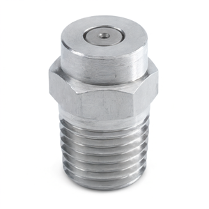 Tecomec <b>Chrome</b> High Pressure Flat <b>Fan</b> Spray Nozzle for Washer - Product Image 2