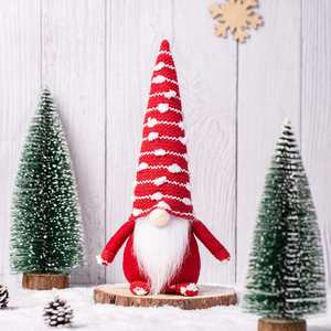 Wholesale Handmade Cloth Traditional Christmas Gnome Set-Nordic Elder <b>Snowflake</b> Tabletop Home <b>Decor</b> Holiday Mantel Window - Product Image 2