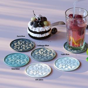 Sous-verres en silicone modernes, simples et créatifs, antidérapants et résistants aux hautes températures, pour hôtels, maisons et fêtes (vente en gros) - Product Image 5