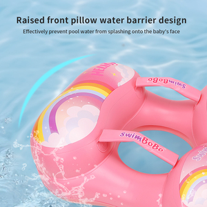 Swimbobo pelampung renang bayi mengembang kolam bayi pelampung lengan padat mengambang dengan desain Anti Flip atas, gesper keamanan ganda - Product Image 5