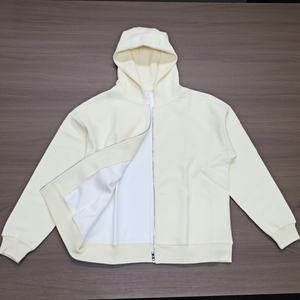 Sudadera con capucha y cremallera para hombre, estilo retro, holgada, de color liso, de marca de moda - Product Image 2