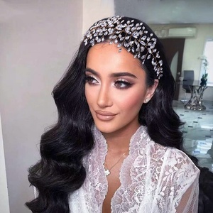 إكسسوارات شعر العروس العصرية لعام <span class=keywords><strong>2026</strong></span>، عصابات رأس مرصعة بالكريستال للنساء، هدايا أعياد الميلاد - Product Image 3