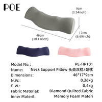 Almohada Cervical Profesional de Espuma Viscoelástica con Tracción, Diseño Ergonómico Moderno con Logotipo Personalizado, para un Sueño Saludable, 100% Leche