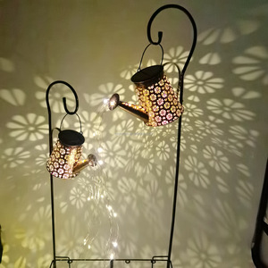 Lámparas Solares LED para Jardín, Lámpara <span class=keywords><strong>Solar</strong></span> para Exteriores con Forma de Tetera, Iluminación Decorativa Impermeable para Jardín - Product Image 6