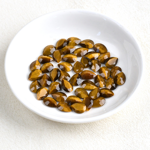 High Quality Natural Tiger Eye Gemstone Natural Yellow Custom Size Faceted Cutting Pear Shape for <strong>Jewelry</strong> Making Wholesale <strong>Gems</strong> - Product Image 5