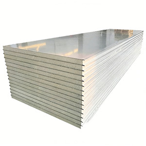 高密度聚氨酯钢化防火夹芯板，用于预制房屋工业用途，环保友好 - Product Image 2