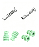 Connecteur mâle étanche en cuivre 6181-0803 à 1 broche pour capteur de cliquetis automobile, compatible avec faisceau de câbles 6189-0591 pour avertisseur sonore de détonation