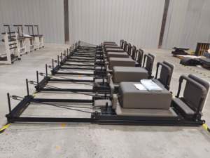 <span class=keywords><strong>Lit</strong></span> pliable en aluminium pour pieds extensibles Machine en métal pliable Pilates Reformer - Product Image 6